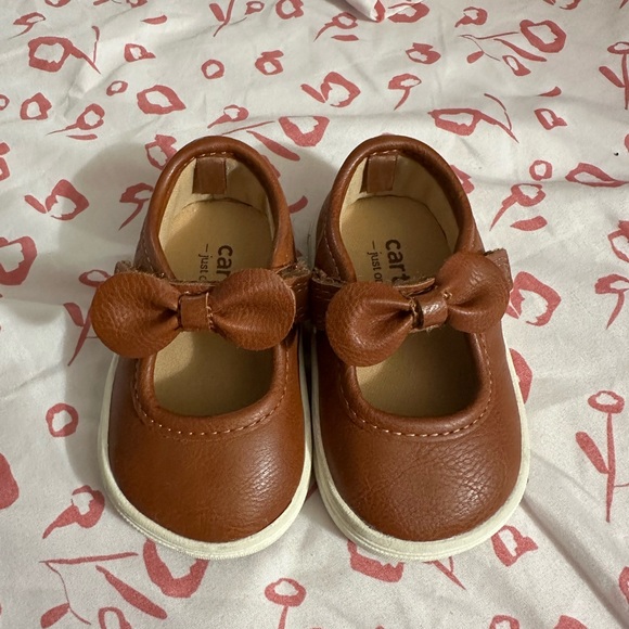 Carter's Other - Carter's Tan Dress Shoes with Bow